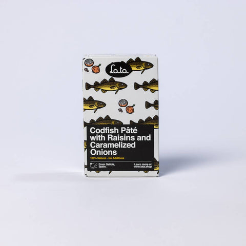 Lata - Lata Codfish Pâté with Raisins and Caramelized Onions
