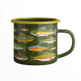 Trek Light - Enamel Coffee & Camp Mug | Trout | 16oz