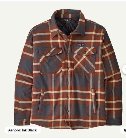Patagonia LW Insulated Fjord Flannel Jacket