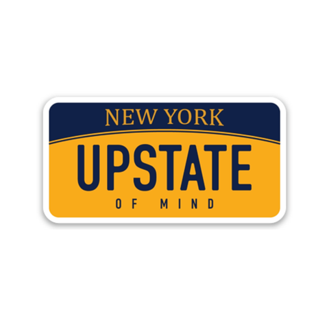 Compas Life - Upstate of Mind - NY License Sticker