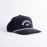 Endless August Supply Co. - Customizable Arch City Corduroy Hat | Name Drop Hat: Navy/yellow