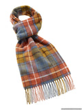 Bronte Moon - Tartan / Plaid Scarf Collection - 10" x 75" - Made in UK: Antique Buchanan