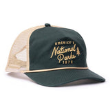 The Landmark Project - National Parks Trucker Hat: Spruce/Khaki