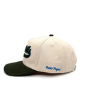 Parks Project - Catskills Vintage Chenille Hat: Green And Natural / One Size - Cabin Fever Outfitters