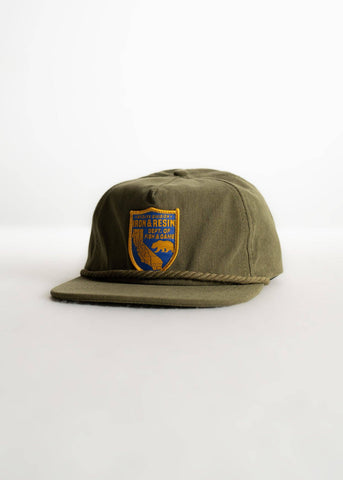 Iron & Resin - Fish And Game Hat: Olive / O/S - Cabin Fever Outfitters
