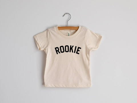 Gladfolk - Rookie Organic Cream Baby Tee: 6-12 Months