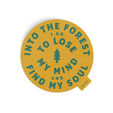 Endless August Supply Co. - Into The Forest Sticker | Vinyl Sticker | Yellow: Sticker Only