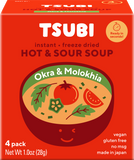 TSUBI Soup - Hot & Sour Tomato Soup with Okra 4 Pack 