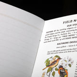 Field Notes - Birds and Trees of North America: Pack A: Screech Owl - Blue Jay - Brewer Sparrow - Cabin Fever Outfitters