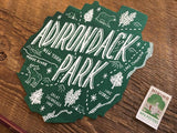 Noteworthy Paper & Press - Adirondack State Park Postcard