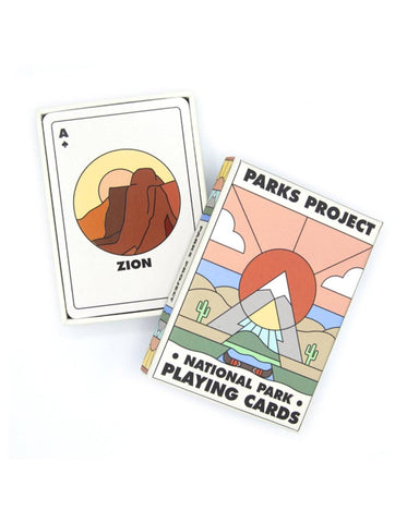 Parks Project - Minimalist National Park Playing Cards: Multi Color / One Size