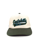 Parks Project - Catskills Vintage Chenille Hat: Green And Natural / One Size - Cabin Fever Outfitters