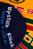 Upstate Stock - Jacquard Embroidered Beanie -  Green Acorn