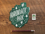 Noteworthy Paper & Press - Adirondack State Park Postcard