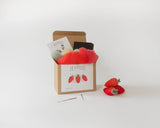 PetitFelts - Needle Felting Kit - DIY - Strawberry