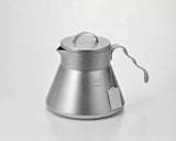 HARIO USA - Outdoor V60 Metal Coffee Server, 500ml Silver
