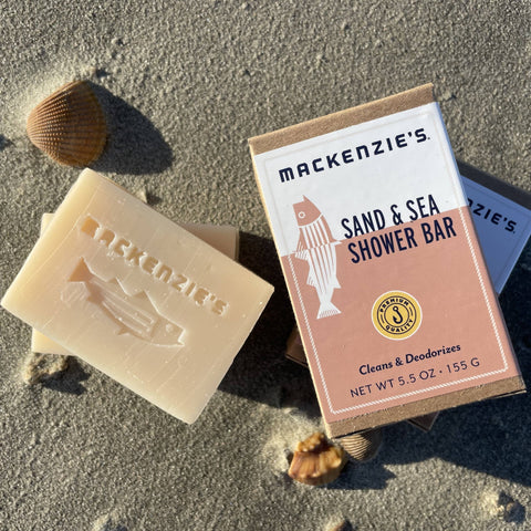 MacKenzie's Fisherman - Sand & Sea Shower Bar- 5.5 oz