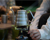 HARIO USA - Outdoor V60 "Buono" Metal Drip Kettle, 700ml Silver