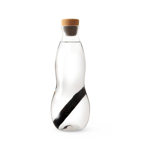 Black+Blum - Carafe - Glass Carafe with Active Charcoal Water Filter 1.1L: Borosilicate Glass