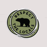 Squatchy - Respect The Locals Sticker