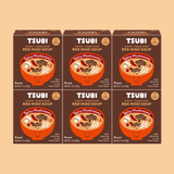 TSUBI Soup - Red Miso with Spicy Mushrooms 4 Pack