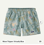 Women's Baggies Shorts - 5 in