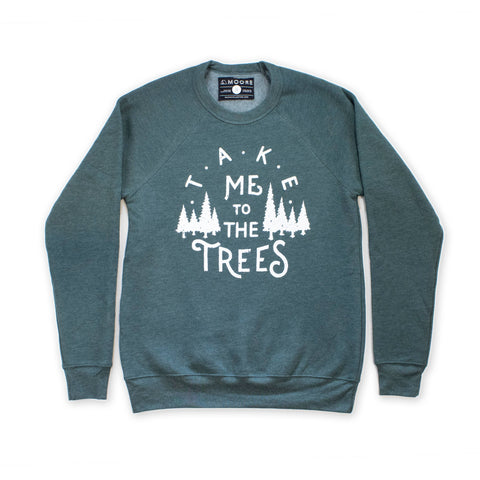 Moore Collection - The Trees Crewneck Sweatshirt: XXL