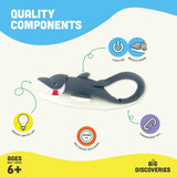 Big Discoveries / Sun Co. - LifeLight Animal Carabiner Flashlight - Dolphin