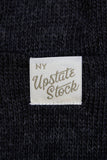 Upstate Stock - Black American Mohair Beanie: One Size
