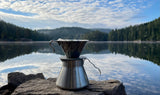 HARIO USA - Outdoor V60 Metal Coffee Server, 500ml Silver