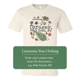 Barefoot Baby - CUSTOM Forager Outdoor Summer Adult Hiking Tee Shirt: M