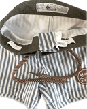 Of One Sea - Kid’s Townshort Boardshorts in Pinstripe: Pinstripe / 0/1