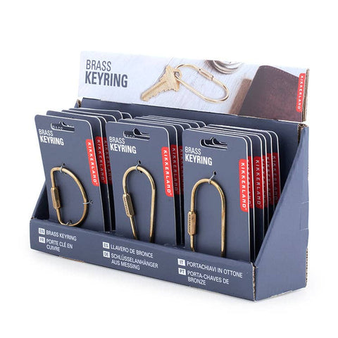 Kikkerland Design Inc - Brass Keyrings