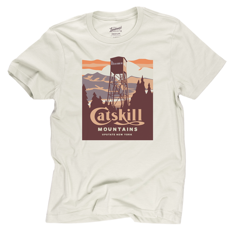 The Landmark Project - Catskill Mountains T-shirt: Dune / M
