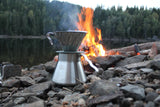 HARIO USA - Outdoor V60 Metal Coffee Server, 500ml Silver