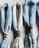 Boots Are My Roots - Denim Hues Hand Dyed Bandanas 