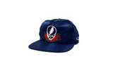 The Ampal Creative - Ampal x Grateful Dead STEAL YOUR ROSES Navy Satin - Snapback