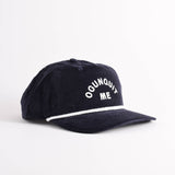 Endless August Supply Co. - Customizable Arch City Corduroy Hat | Name Drop Hat: Navy/yellow