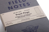 Field Notes - Front Page 2-Packs - Cabin Fever Outfitters