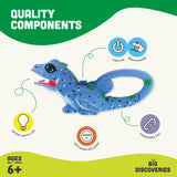Sun Company / Big Discoveries - LifeLight Animal Carabiner Flashlight - Blue Lizard