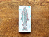 Noteworthy Paper & Press - Trout & Flies Tea Towel