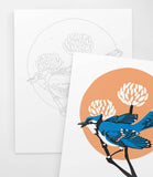 Coloready - Spring Blue Jay | Modern Paint By Numbers Kit