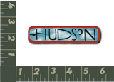 Hudson Illustration Co - About Town Co - Destination: Hudson New York - Sticker or Magnet - Clouds: Sticker - Cabin Fever Outfitters