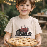Barefoot Baby - "Drive" Red Tractor Youth L (10-12)