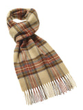 Bronte Moon - Tartan / Plaid Scarf Collection - 10" x 75" - Made in UK: Antique Buchanan
