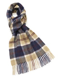Bronte Moon - Tartan / Plaid Scarf Collection - 10" x 75" - Made in UK: Antique Buchanan