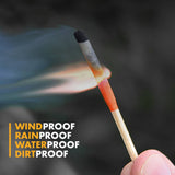 UCO Gear - Stormproof Match Kit: Orange