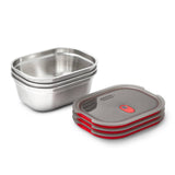 Black+Blum - Lunch Box - Microwave-Safe Leak Proof Stainless Steel Set: Mixed Set (S/M/L)