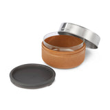 Black+Blum - Glass Lunch Box - Leak Proof Microwave-Safe Glass Lunch Bowl: Slate