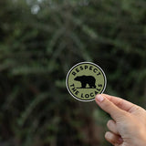 Squatchy - Respect The Locals Sticker